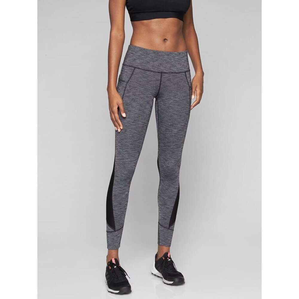 Athleta Size Small Relay Tight 2.0 Space Gray Athletic Leggings